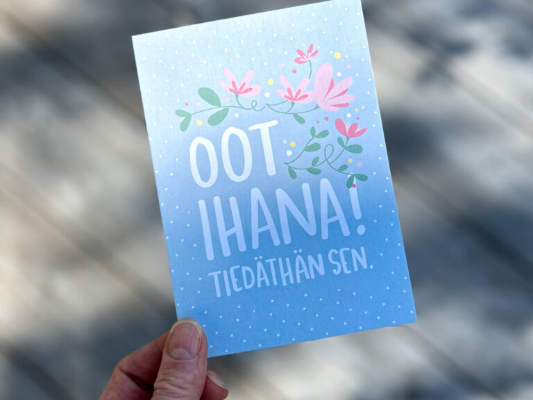 Ilahdutetaan kortilla