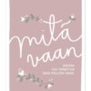 Mitä vaan ihanaa postikortti Ninnimoi