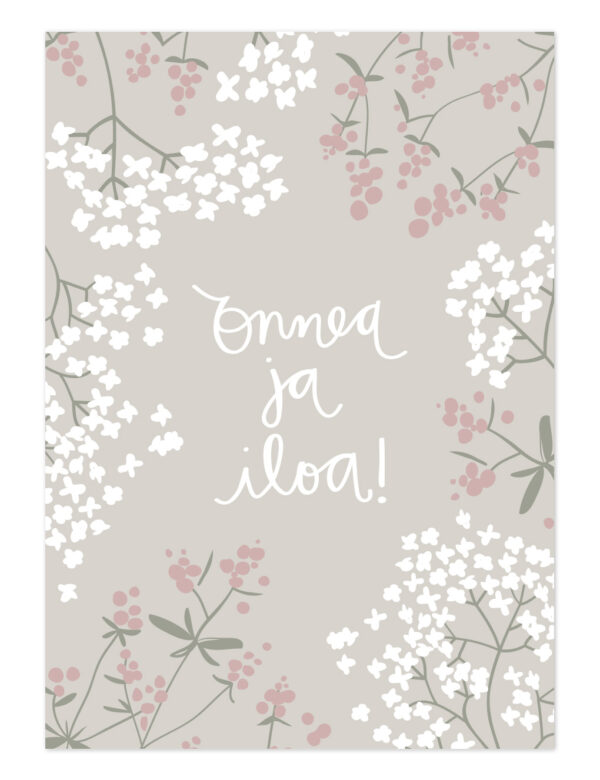 Onnea ja iloa postikortti Ninnimoi