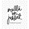 Meillä on juhlat kutsukortti Ninnimoi