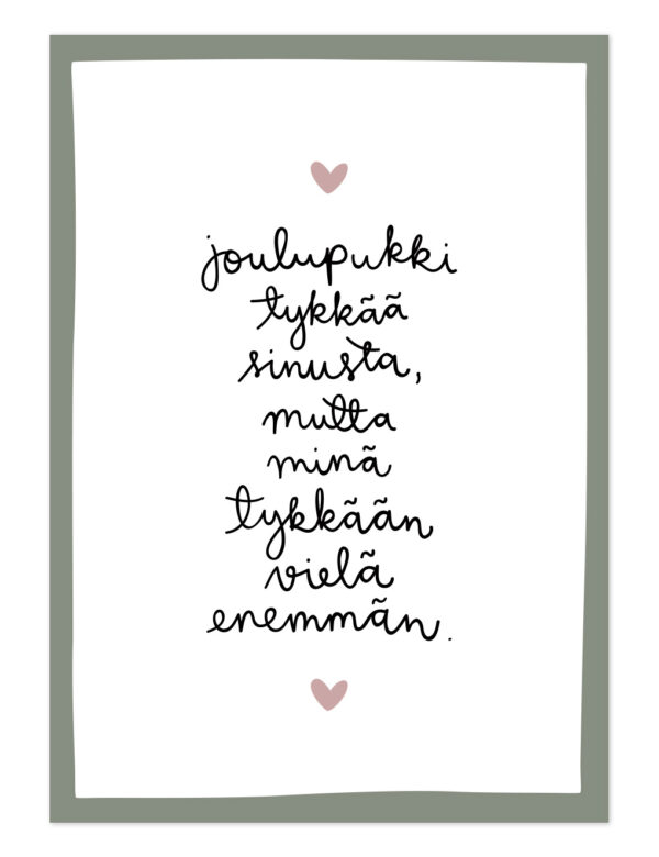 2 kalenteria & 8 joulu- ja postikorttia