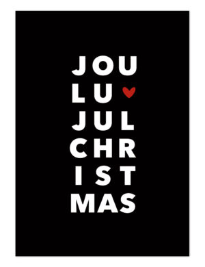 Joulu, jul, christmas joulukortti Ninnimoi