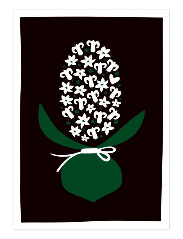 Hyasintti joulukortti Ninnimoi
