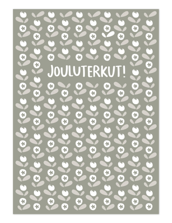 Jouluterkut Ninnimoi joulukortti