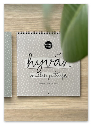 Ninnimoi seinäkalenteri 2026 - hyvän mielen juttuja