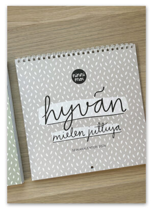 2 kalenteria - Vuosikalenteri ja seinäkalenteri 2026