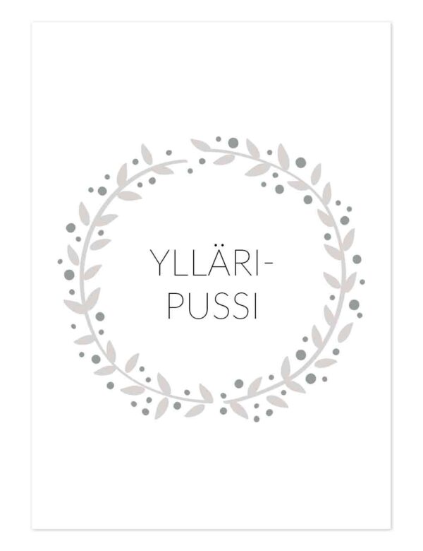Ninnimoin ylläripussi postikortteja