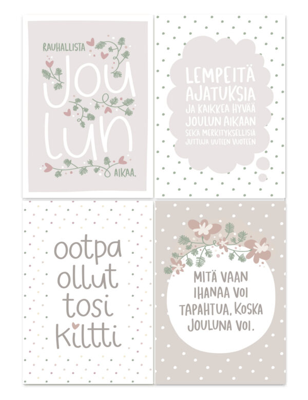 Ninnimoi joulukorttipaketti joulukortti edullisemmin