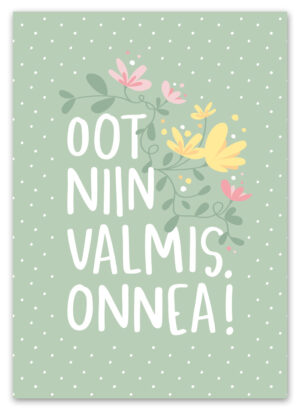 Oot niin valmis Ninnimoi postikortti