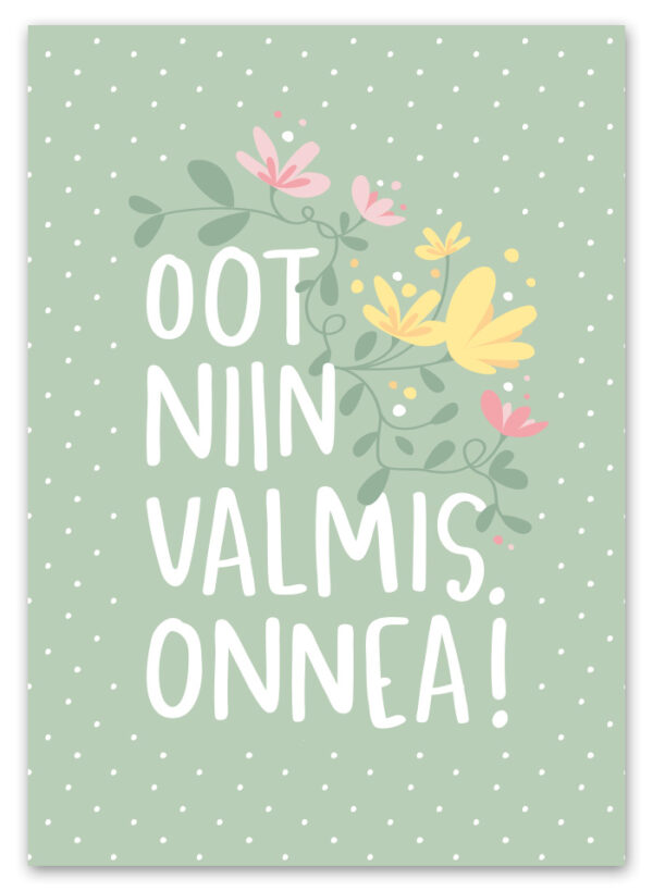 Oot niin valmis Ninnimoi postikortti