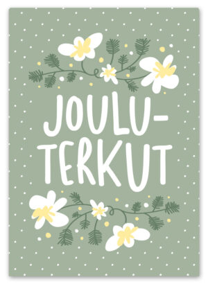 Jouluterkut Ninnimoi joulukortti