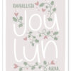 Rauhallista joulun aikaa Ninnimoi joulukortti