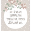 Mitä vaan ihanaa Ninnimoi joulukortti