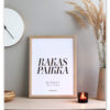 Koordinaatit sisustus juliste, rakas paikka, Ninnimoi