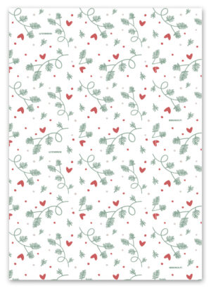Ninnimoi DIY tulostettava joululahjapaperi