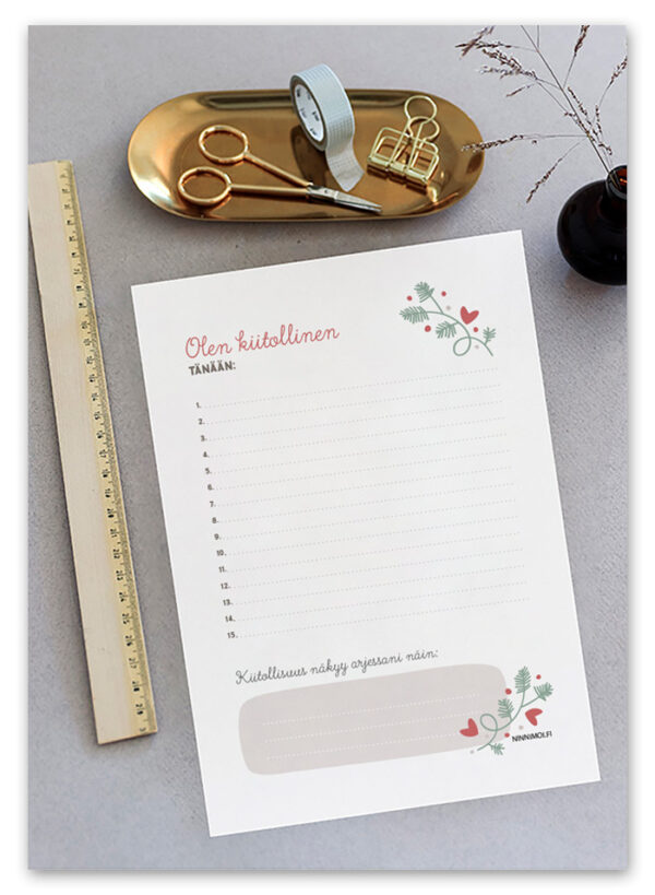 Kiitollisuus ladattava tiedosto Ninnimoi