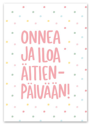 Äitienpäivä postikortti