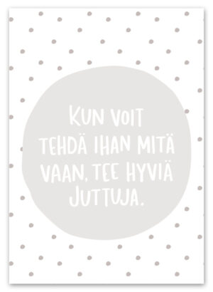 Kun voit Ninnimoi postikortti