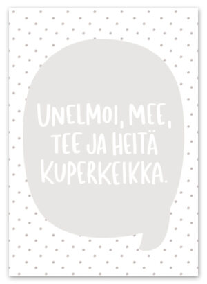 Unelmoi postikortti