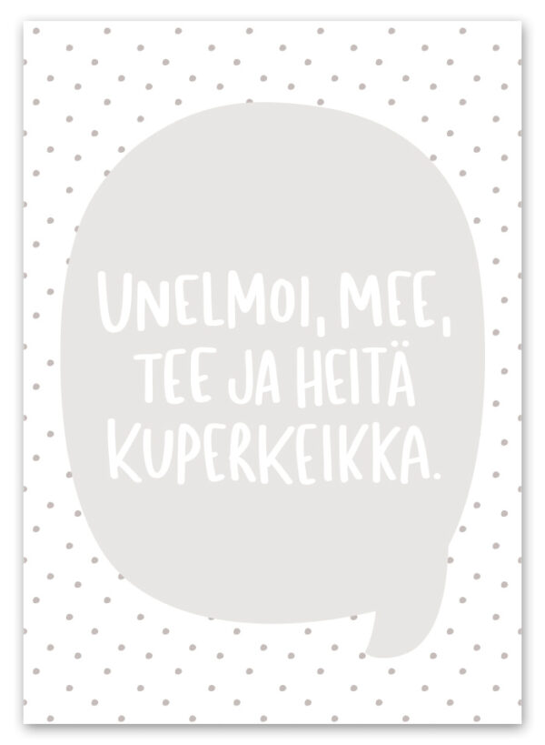 Unelmoi postikortti